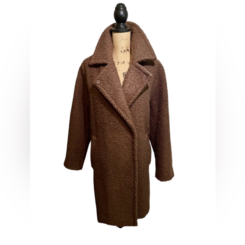 BCBGMaxAzria Chocolate Teddy Jacket